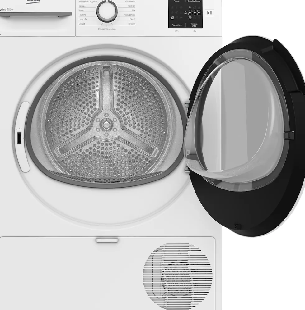 Asciugatrice Beko BMT103EW con pompa di calore e 10 kg di capacità