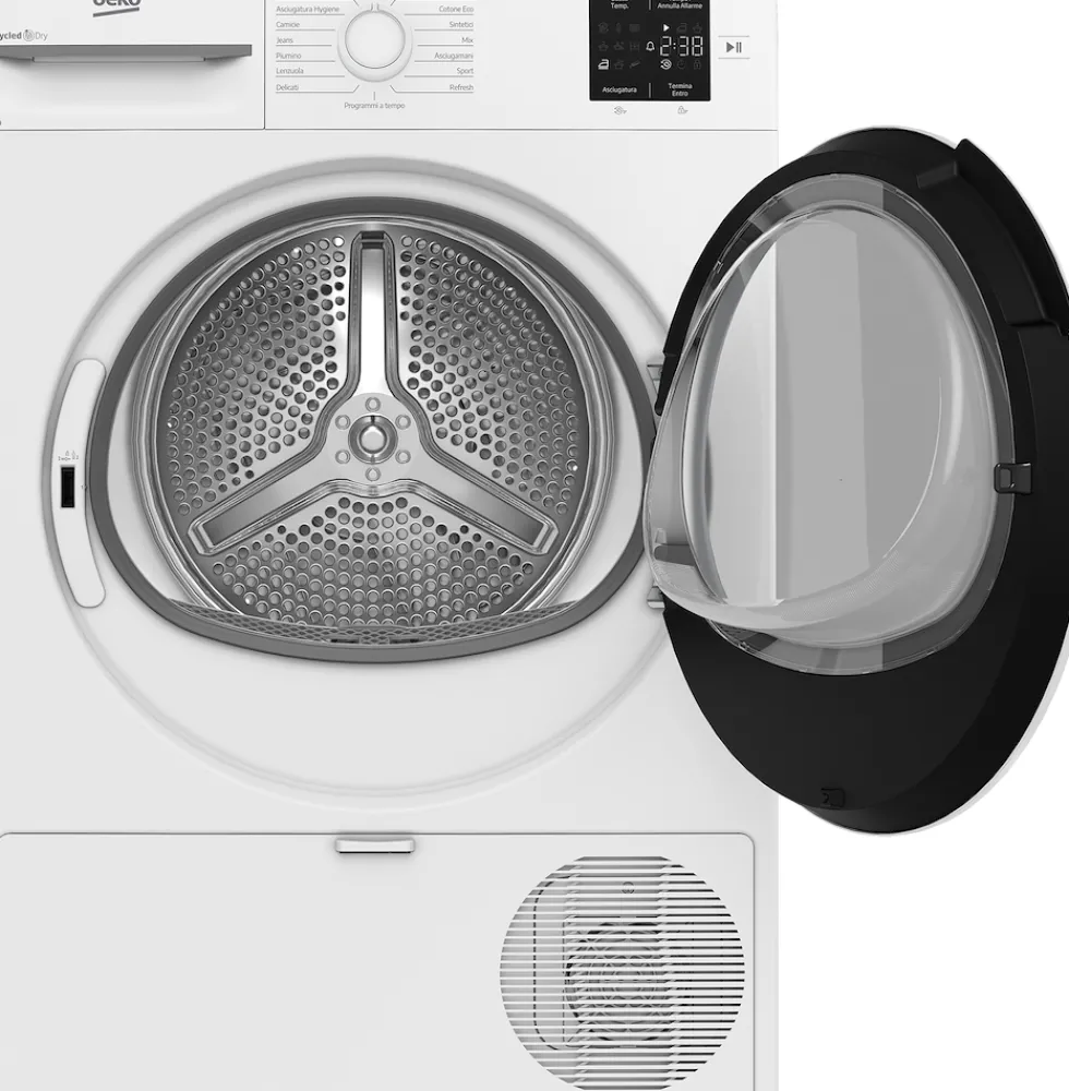 Asciugatrice Beko BMTR38W a pompa di calore 8kg Slim