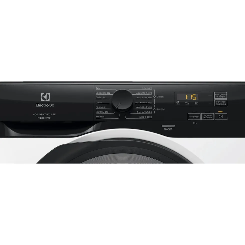 Asciugatrice Electrolux EW6H1ZBG9C a pompa di calore con 9kg