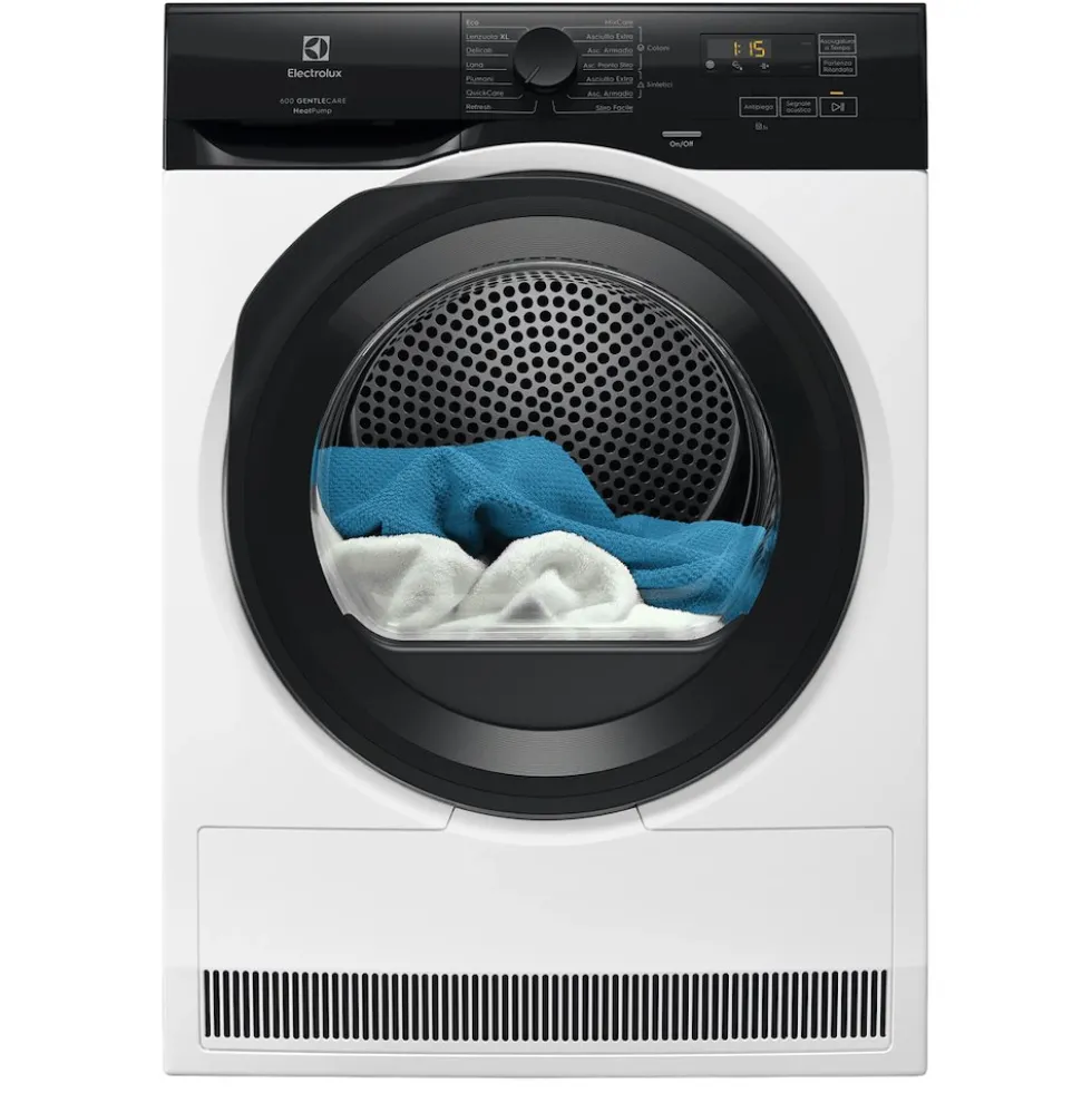 Asciugatrice Electrolux EW6H1ZBG9C a pompa di calore con 9kg