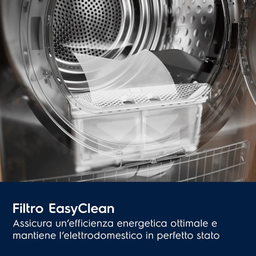 Asciugatrice Electrolux EW6H1ZBG9C a pompa di calore con 9kg