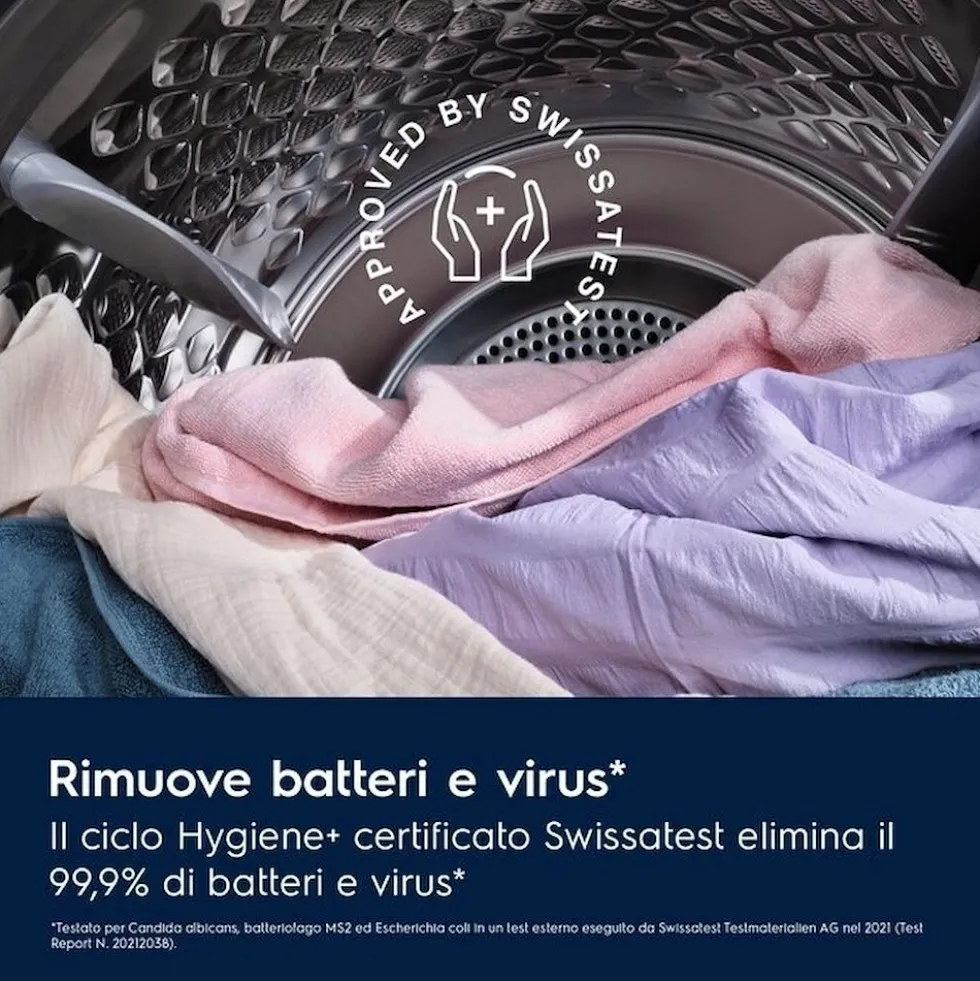 Asciugatrice Electrolux EW7H39B con tecnologia DelicateCare