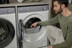 Asciugatrice Haier HD100C367U1 con 10 kg di capacità, tecnologia a pompa di calore e WiFi