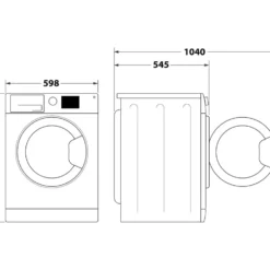 Asciugatrice Hotpoint Ariston HPT83DBSIT slim con capacità 8kg e PetHair Removal