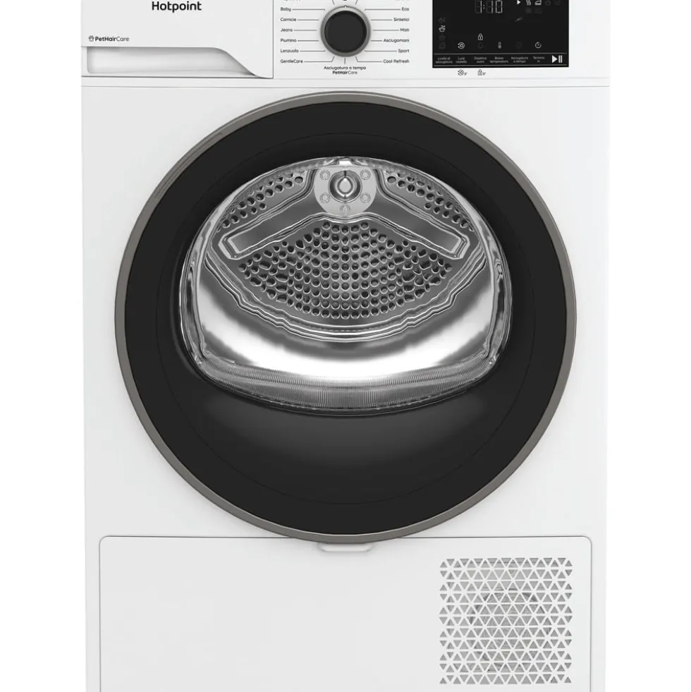 Asciugatrice Hotpoint Ariston HPT83DBSIT slim con capacità 8kg e PetHair Removal