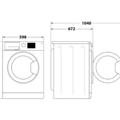Asciugatrice Hotpoint Ariston HPT94DBSIT a pompa di calore con capacità 9kg