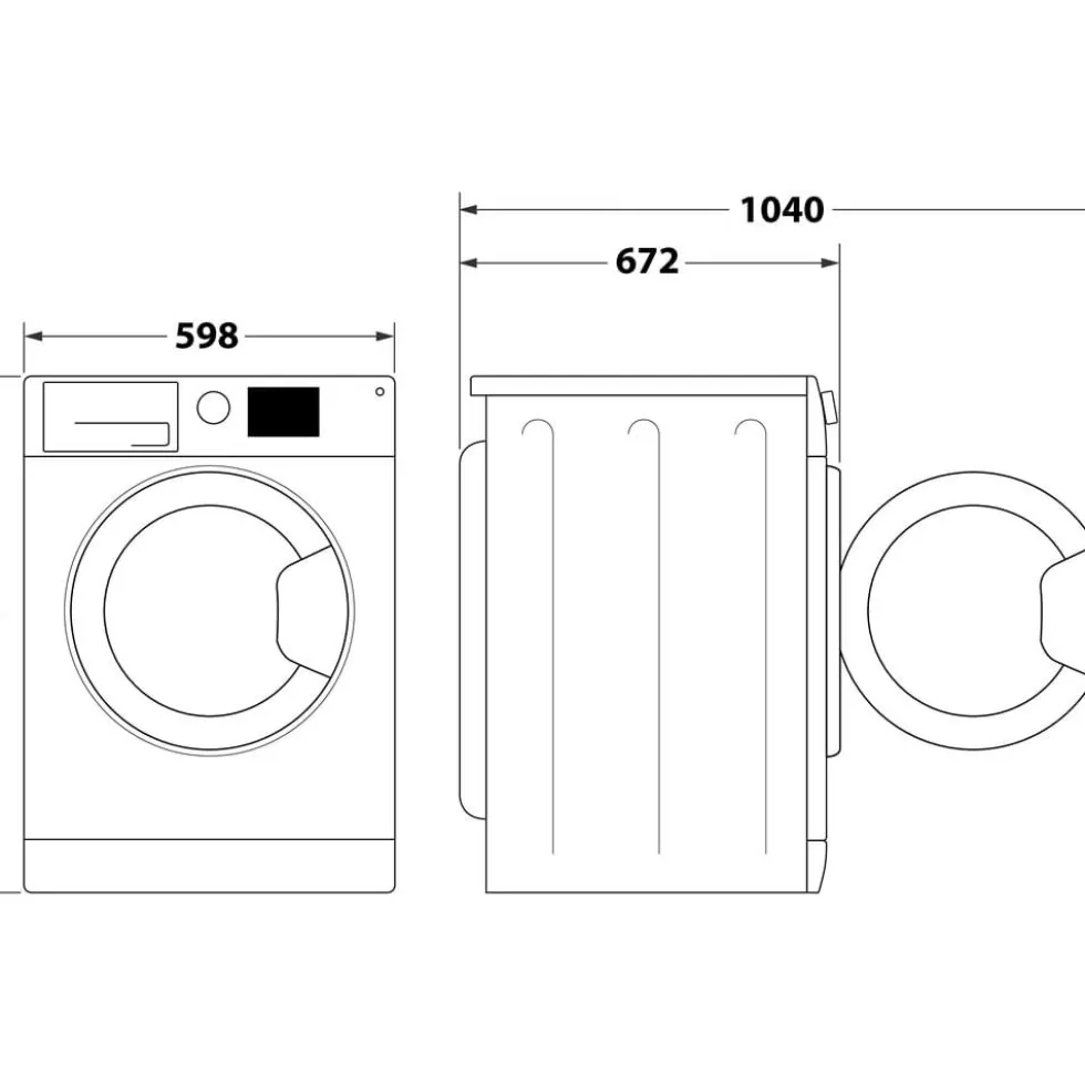 Asciugatrice Hotpoint Ariston HPT94DBSIT a pompa di calore con capacità 9kg