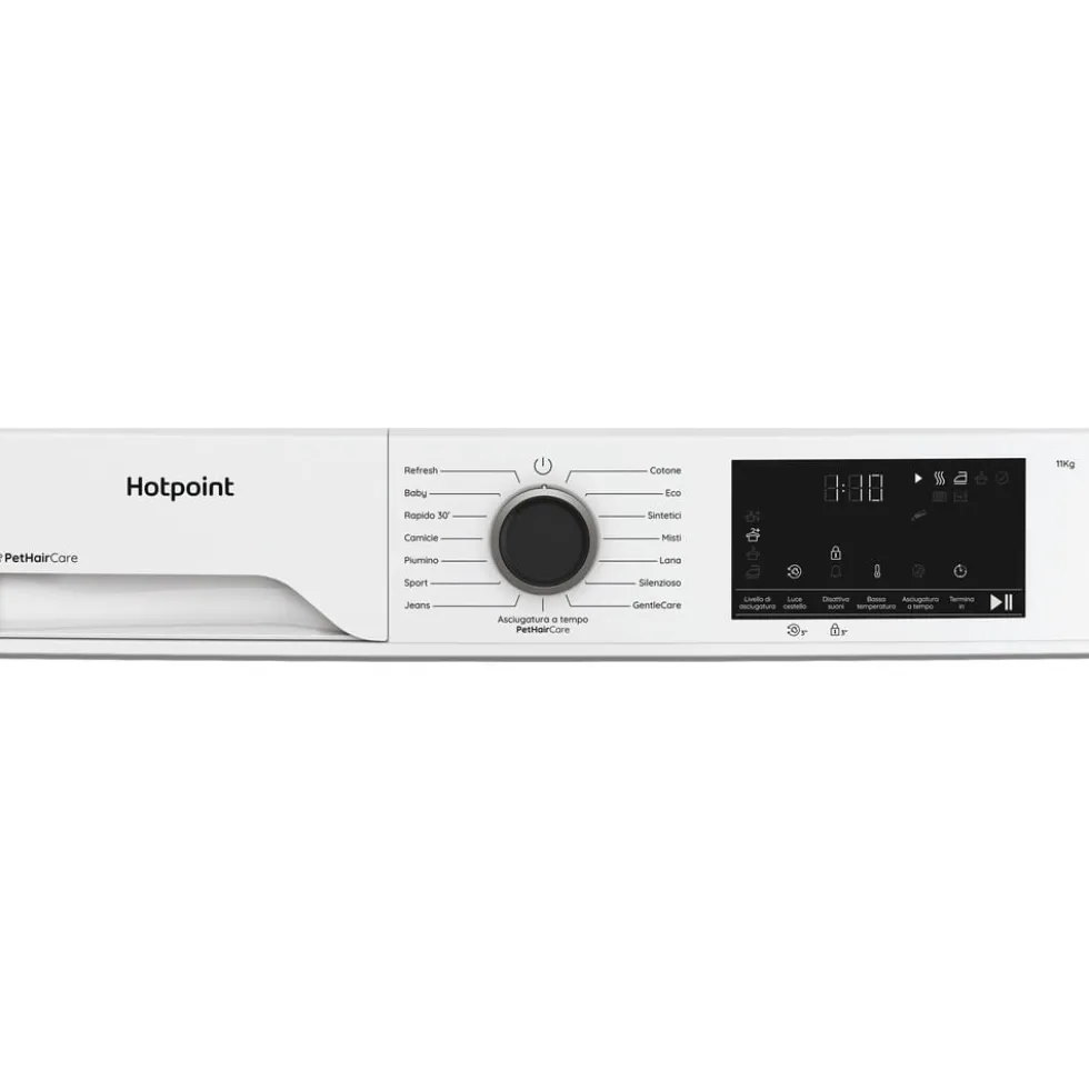 Asciugatrice Hotpoint Ariston HPT113DBSIT con rimozione peli animali
