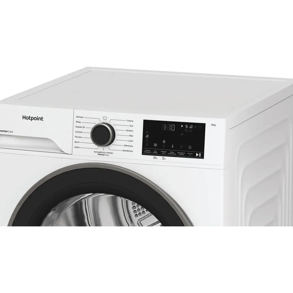 Asciugatrice Hotpoint Ariston HPT113DBSIT con rimozione peli animali