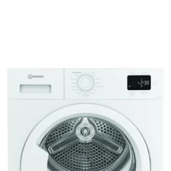 Asciugatrice Indesit CYD102DWWIT a pompa di calore con Display Digitale