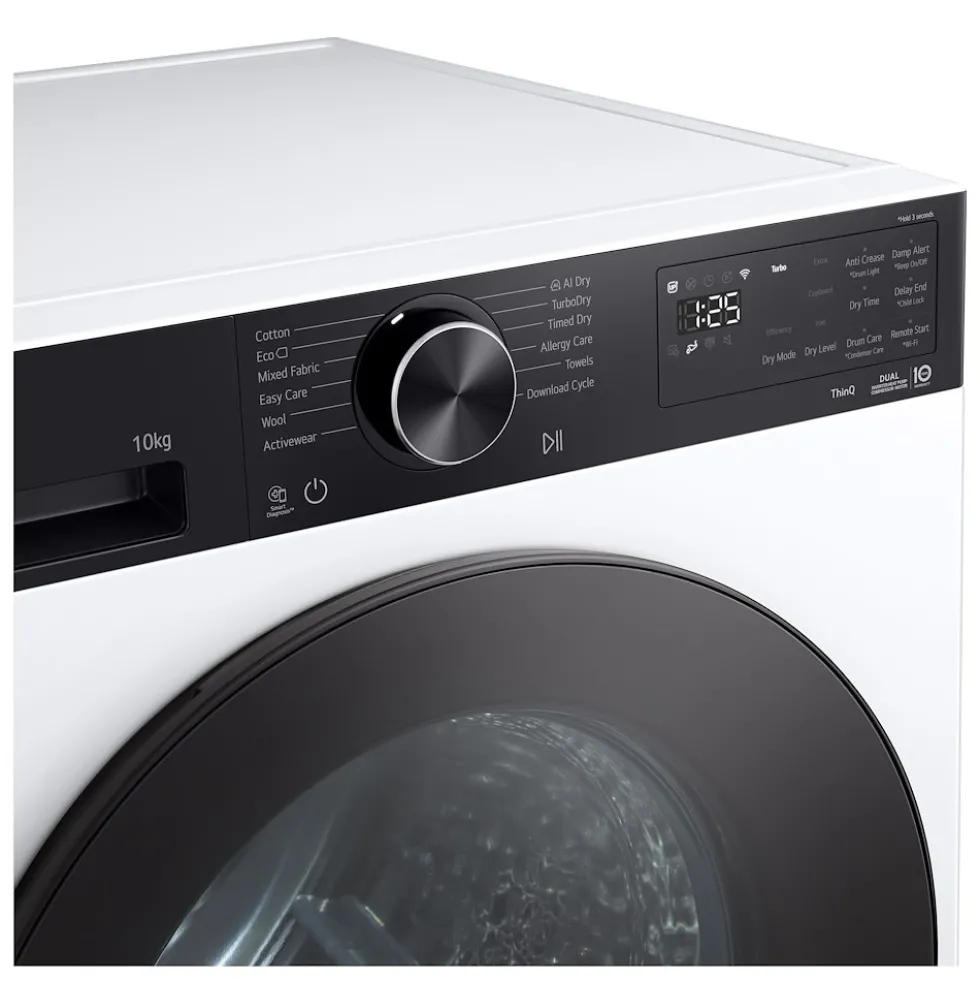 Asciugatrice LG ELECTRONICS RNX5009TKB con AI Dry 9 kg