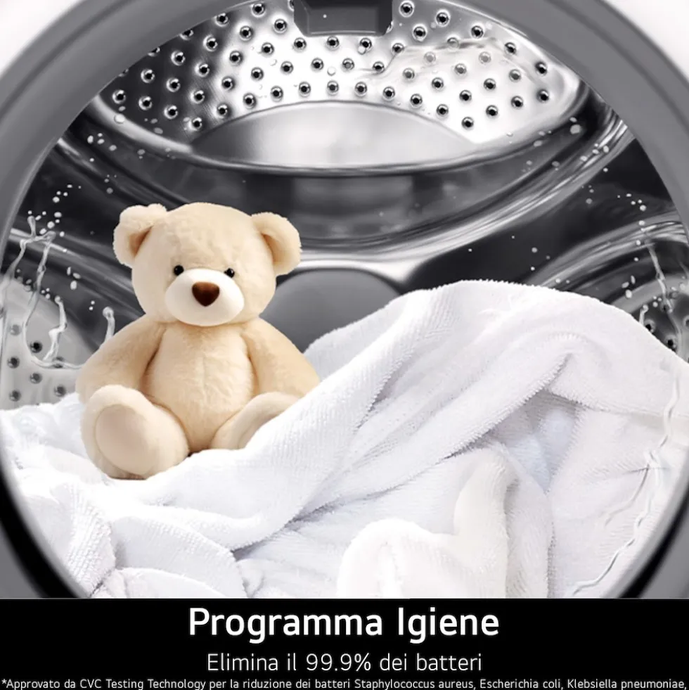 Asciugatrice LG ELECTRONICS RHX7009TLB con AI Dry e 9 kg