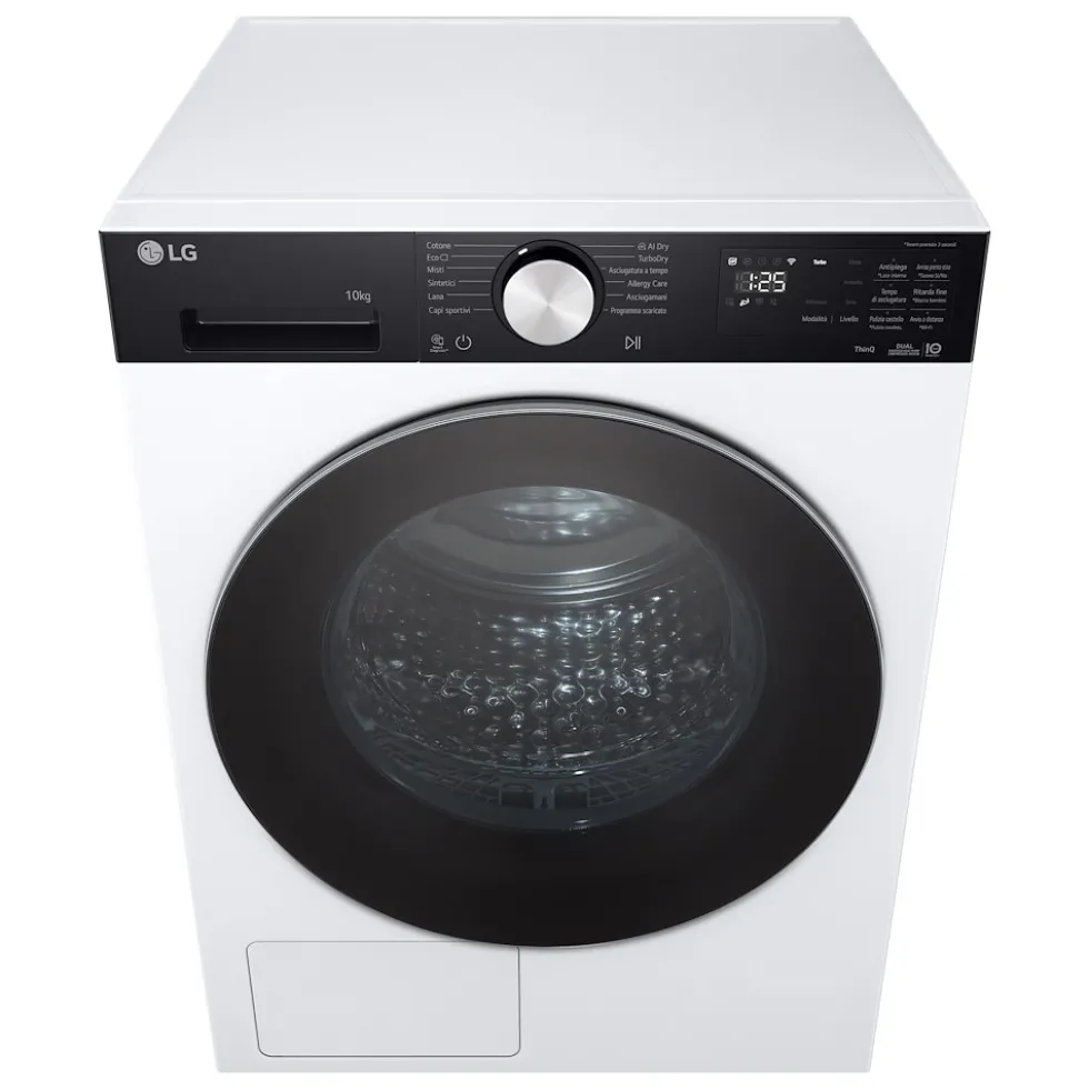 Asciugatrice LG Electronics RNX5010TKC con Intelligenza AI Dry e 10 kg