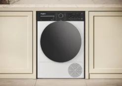 Asciugatrice Whirlpool CWD105MWBSIT a pompa di calore con WiFi e XL