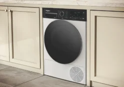 Asciugatrice Whirlpool CWD105MWBSIT a pompa di calore con WiFi e XL