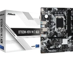 ASROCK MB 1700 12/13°GEN. B760M-HDV/M.2 2xDDR5 4xSATA M.2 VGA/HDMI/DP