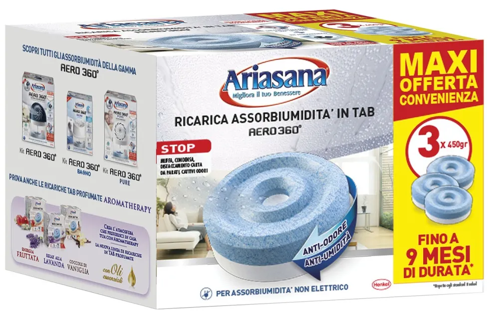 Assorbiumidità Ariasana 2552648 AERO 360