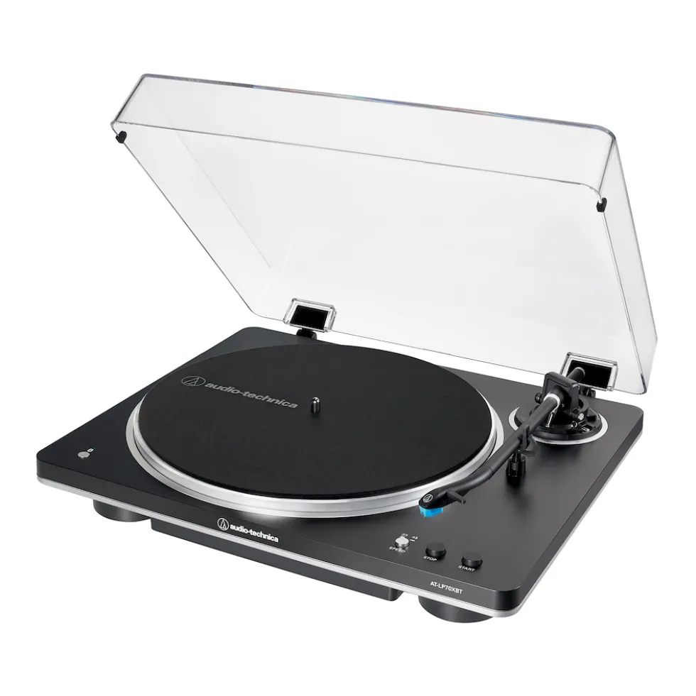 Audio-Technica Giradischi Hifi Automatico Con Trazione A Cinghia E Bluetooth Black