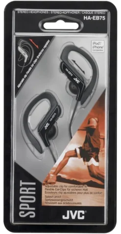 Auricolari filo Jvc HA EB75B E Sport Black