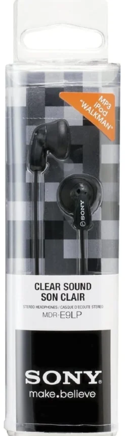 Auricolari filo Sony MDRE9LPB AE CLEAR SOUND Black