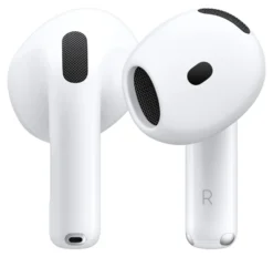Auricolari microfono bluetooth Apple MXP63ZM A AIRPODS 4 Tws White