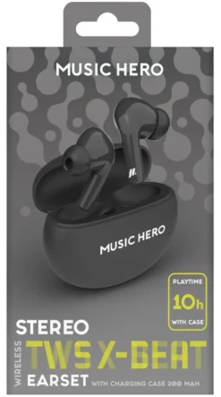 Auricolari microfono bluetooth Sbs MHTWSBEATBTNORK MUSIC HERO X Beat T
