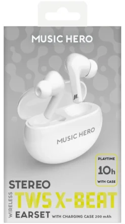 Auricolari microfono bluetooth Sbs MHTWSBEATBTNORW MUSIC HERO X Beat T