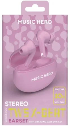 Auricolari microfono bluetooth Sbs MHTWSBEATBTNORP MUSIC HERO X Beat T