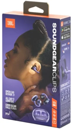 Auricolari microfono bluetooth Jbl JBLSNDGEARCLPUR SOUNDGEAR CLIPS Tws