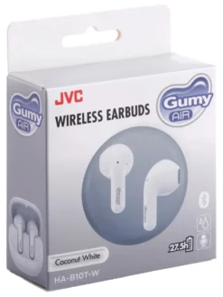 Auricolari microfono bluetooth Jvc HA B10T W GUMY Air Tws Coconut whit
