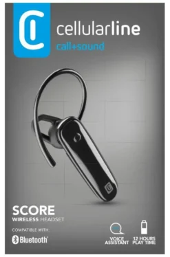 Auricolari microfono bluetooth Cellular Line BTSCOREK SCORE Multipoint