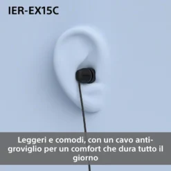 Auricolari Sony IEREX15CP.CE7 in-ear con microfono USB-C