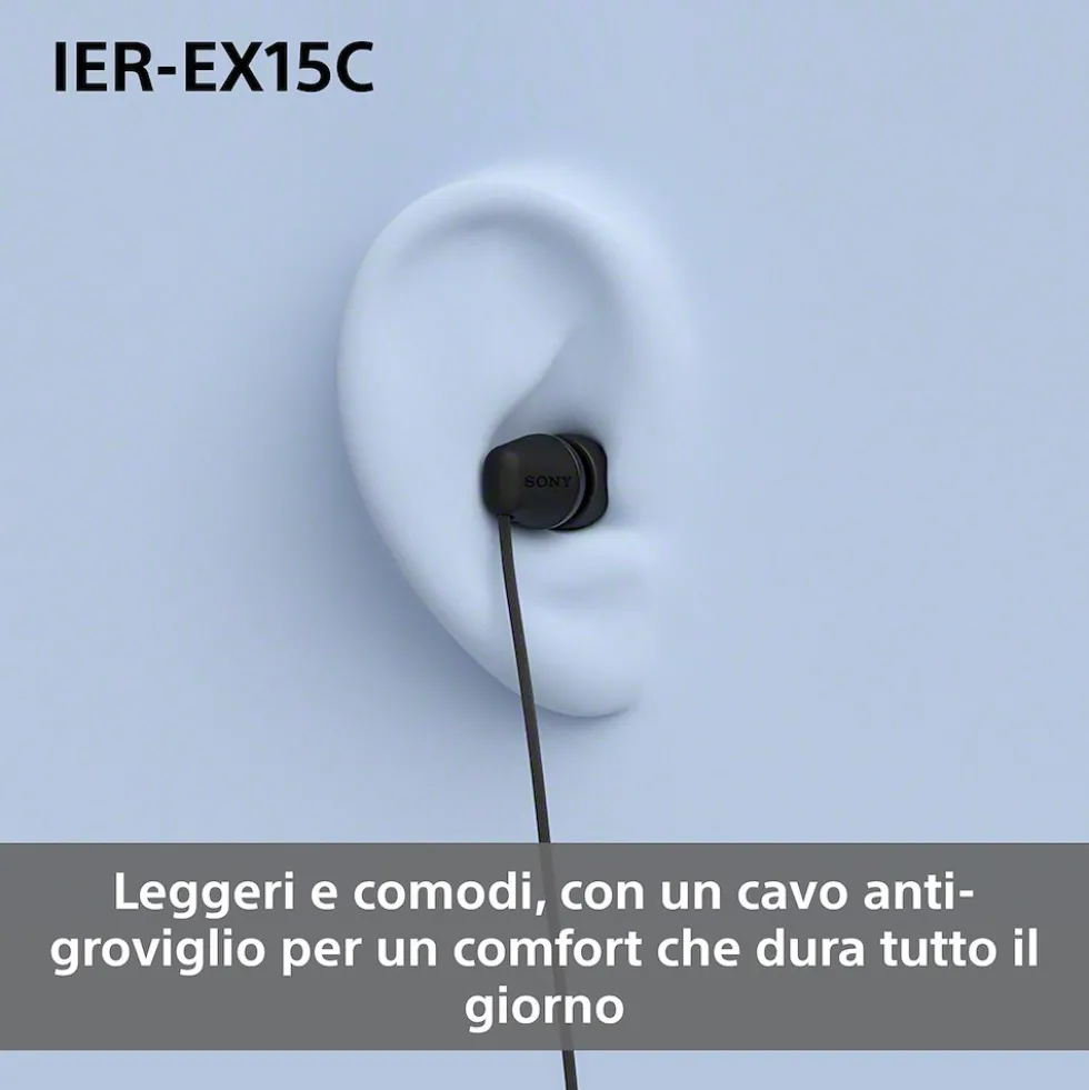 Auricolari Sony IEREX15CP.CE7 in-ear con microfono USB-C