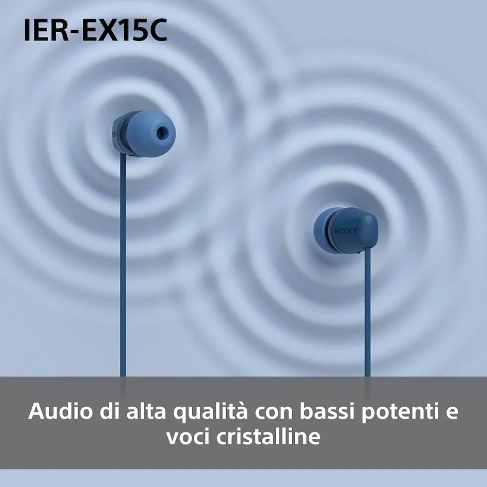 Auricolari Sony IEREX15CP.CE7 in-ear con microfono USB-C