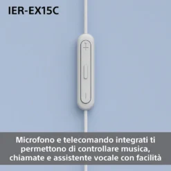 Auricolari Sony IEREX15CP.CE7 in-ear con microfono USB-C