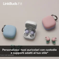 Auricolari Sony LinkBuds Fit WFLS910NW.CE7 con Hi-Res Audio Wireless