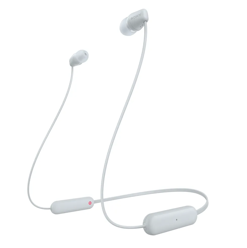 Auricolari Sony WIC100W in-ear Bluetooth con microfono e resistenza all'acqua IPX4