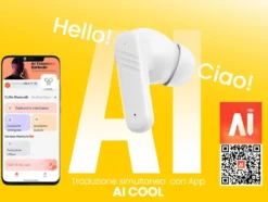 Auricolari Trevi EAR 100 AID con traduzione AI e cancellazione rumore