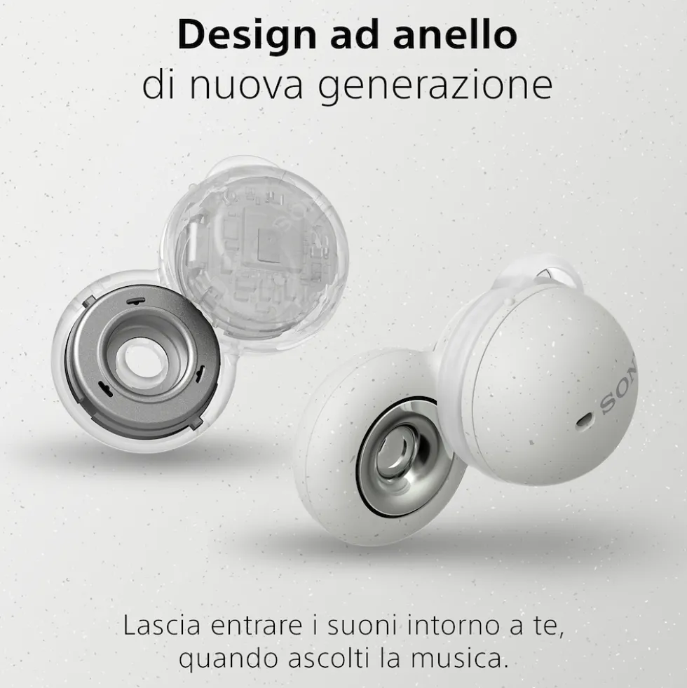 Auricolari true wireless Sony LinkBuds WFL900W IPX4