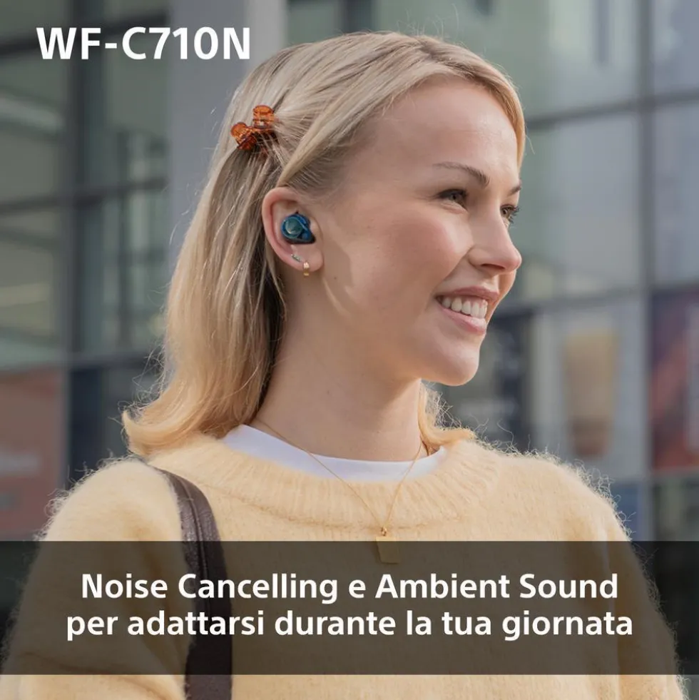 Auricolari true wireless Sony WFC710NL.CE7 con eliminazione del rumore