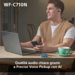 Auricolari true wireless Sony WFC710NL.CE7 con eliminazione del rumore