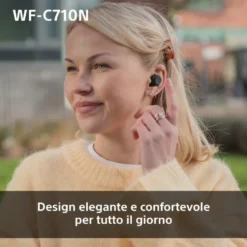 Auricolari true wireless Sony WFC710NB con cancellazione del rumore