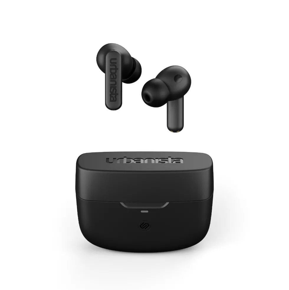 Auricolari True Wireless Urbanista Atlanta neri con cancellazione del rumore