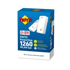 Avm Fritz! Fritz!Powerline 1260E Wlan Set Mesh Wifi 5