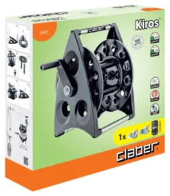 Avvolgitubo Claber 8921 GARDENLIFE Kiros da parete