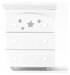 Bagnetto fasciatoio Italbaby 070 7020 0991 STELLINE 3 cassetti Bianco