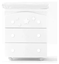 Bagnetto fasciatoio Italbaby 070 7020 0992 STELLINE 3 cassetti Bianco