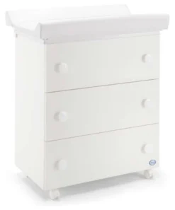 Bagnetto fasciatoio Pali 053300N TRIS 3 cassetti Bianco