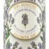 Bagno doccia Panier des Sens Lavanda rilassante gel agli oli essenzial