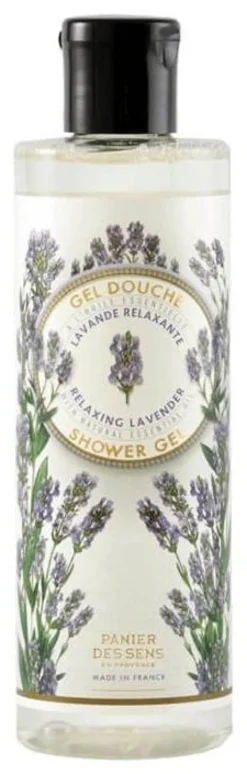 Bagno doccia Panier des Sens Lavanda rilassante gel agli oli essenzial
